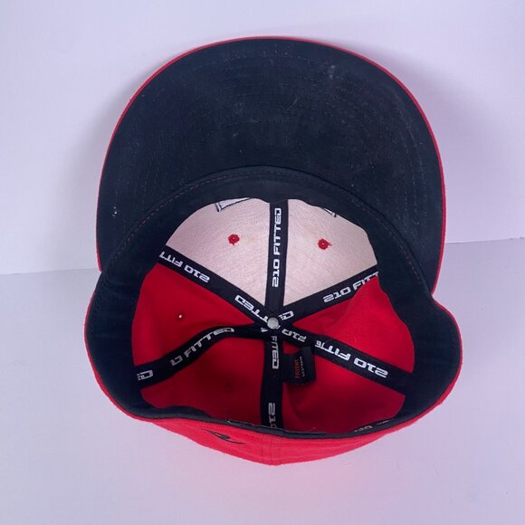 Vintage Rip Curl Hat Cap Flexfit Men's 6 7/8 - 7 1/4 Patch Red Flex Fit - Picture 7 of 10
